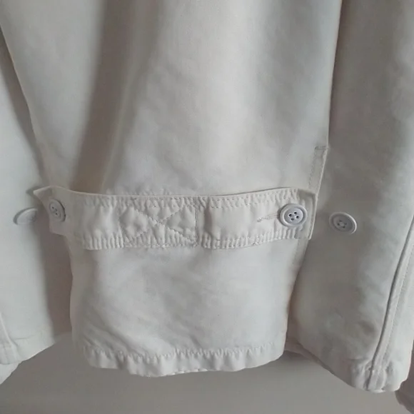 Lucky Brand Women's Sherpa Lined Button Up Jacket White Size XL - Picture 7 of 11